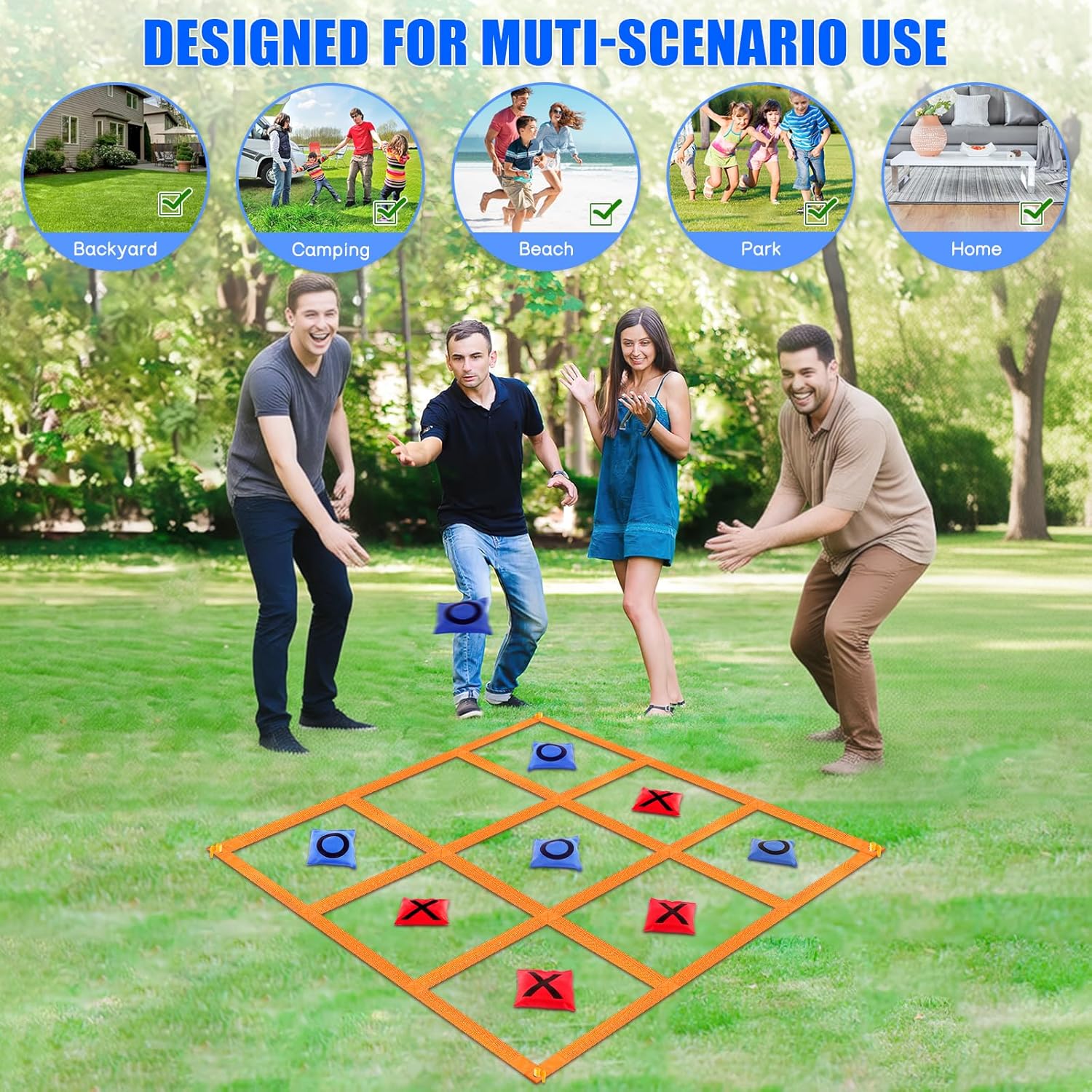Outdoor Giant Tic Tac Toe Game - Tic Tac Toe Giant recensie en prijs
