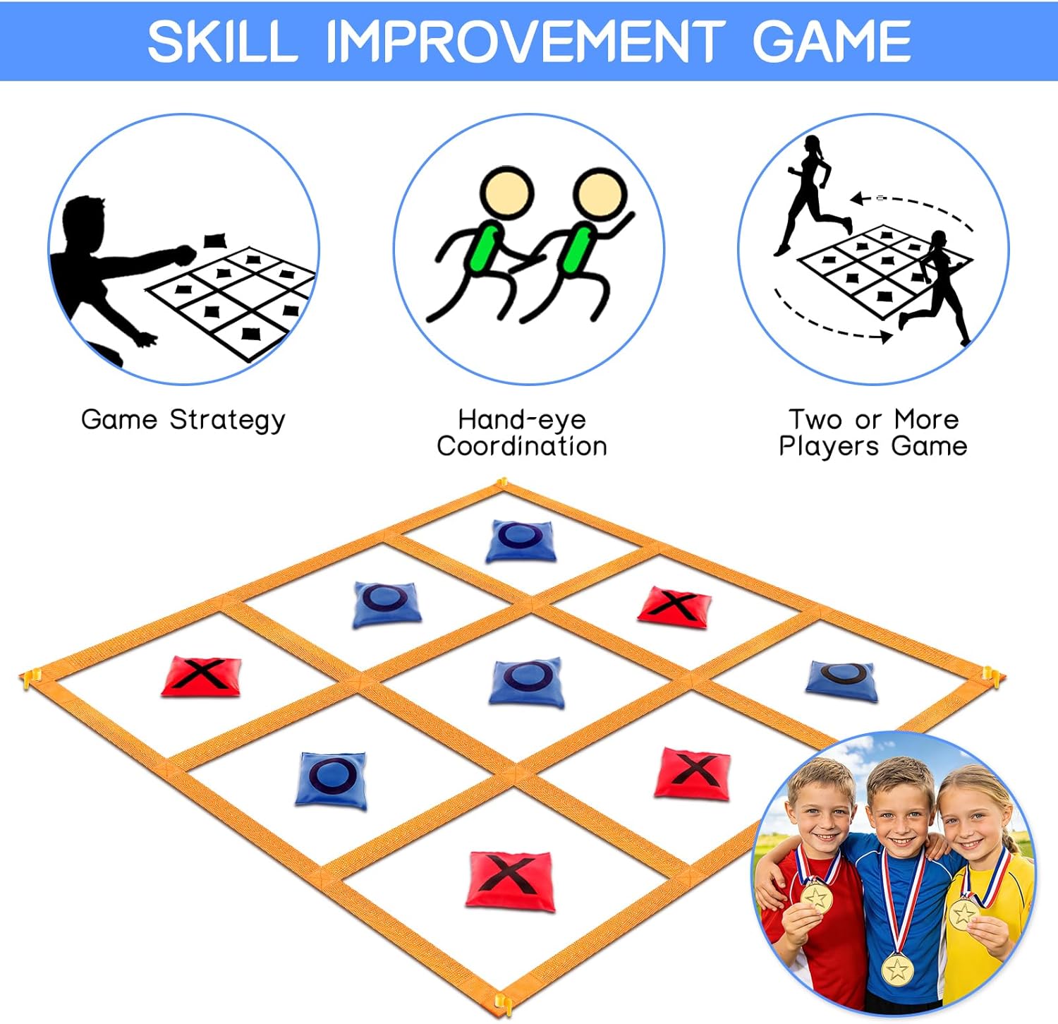 Outdoor Giant Tic Tac Toe Game - Tic Tac Toe Giant recensie en prijs
