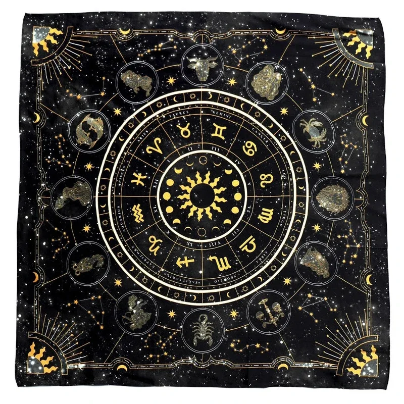 Tarot Cloth Zodiac Wheel Astro - Zodiac Party Games recensie en prijs