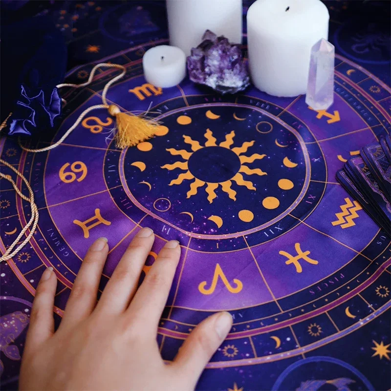 Tarot Cloth Zodiac Wheel Astro - Zodiac Party Games recensie en prijs