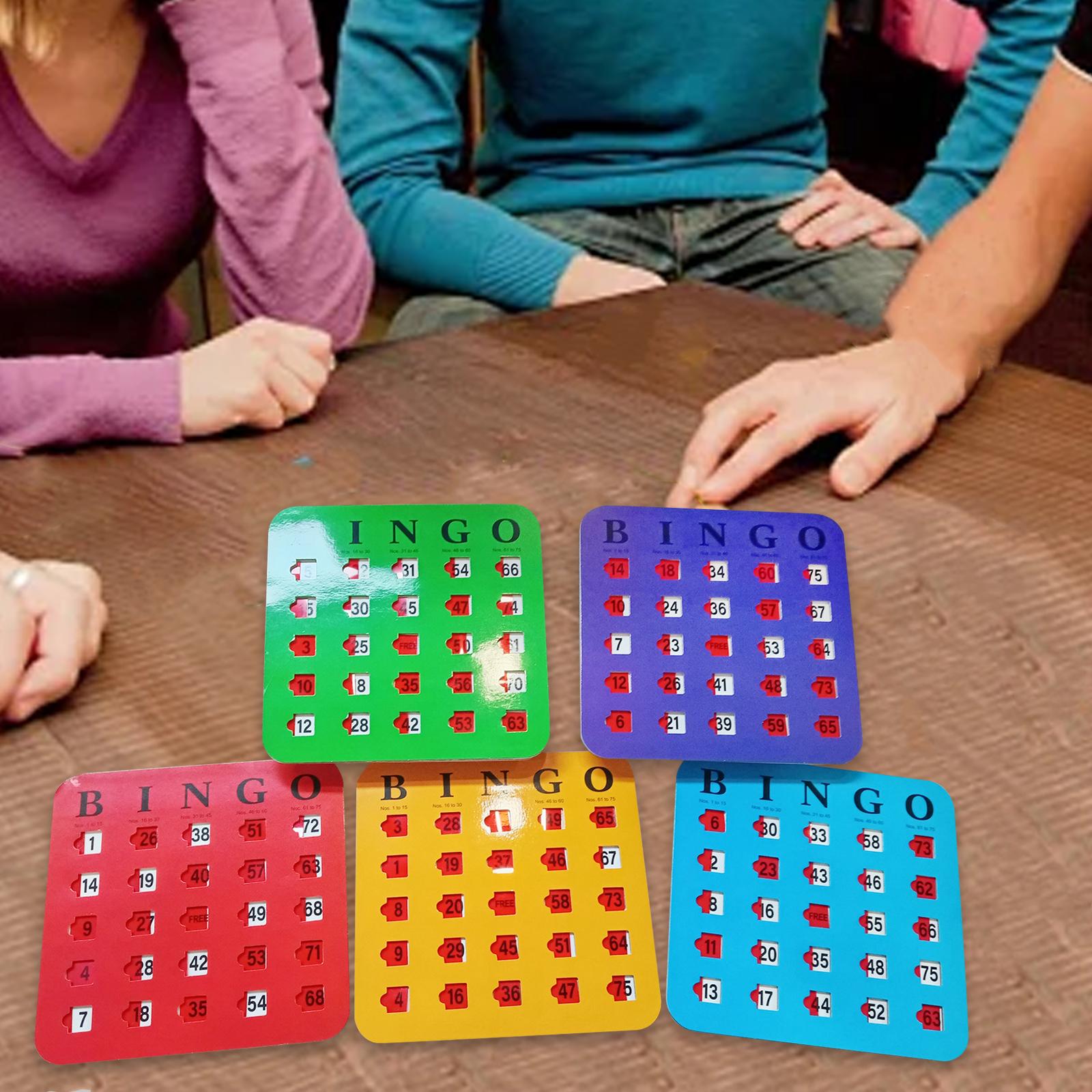 5 Pieces Large Print Bingo Car - Party Games Large Groups recensie en prijs