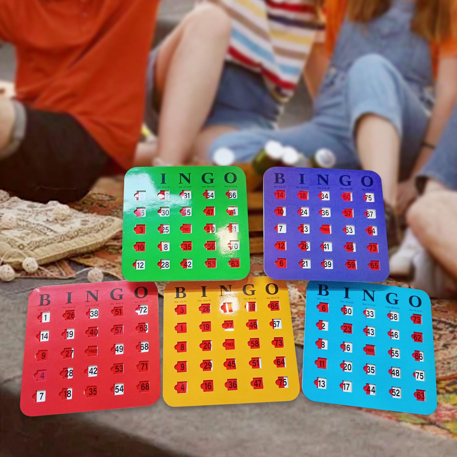 5 Pieces Large Print Bingo Car - Party Games Large Groups recensie en prijs