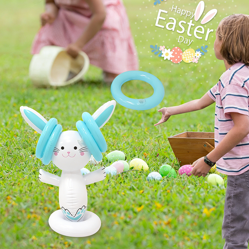 Easter Inflatable Bunny Ring T - Party Games Kids Outdoor recensie en prijs