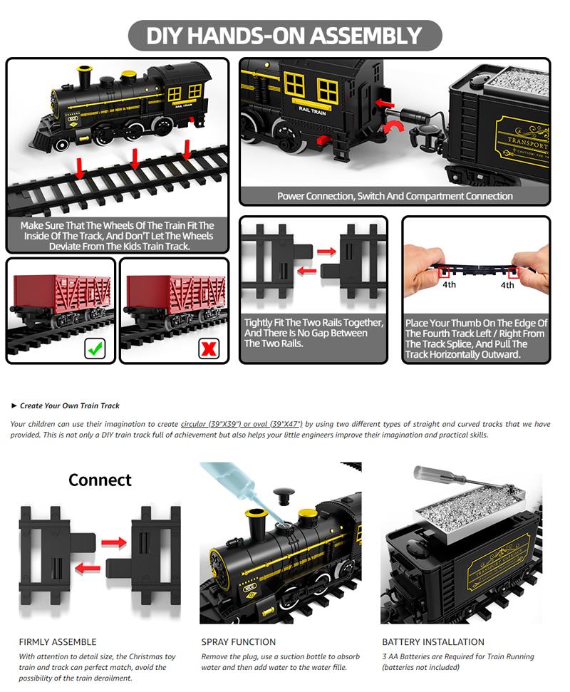 Kids Electric Steam Train Toy  - Party Games Steam Free recensie en prijs