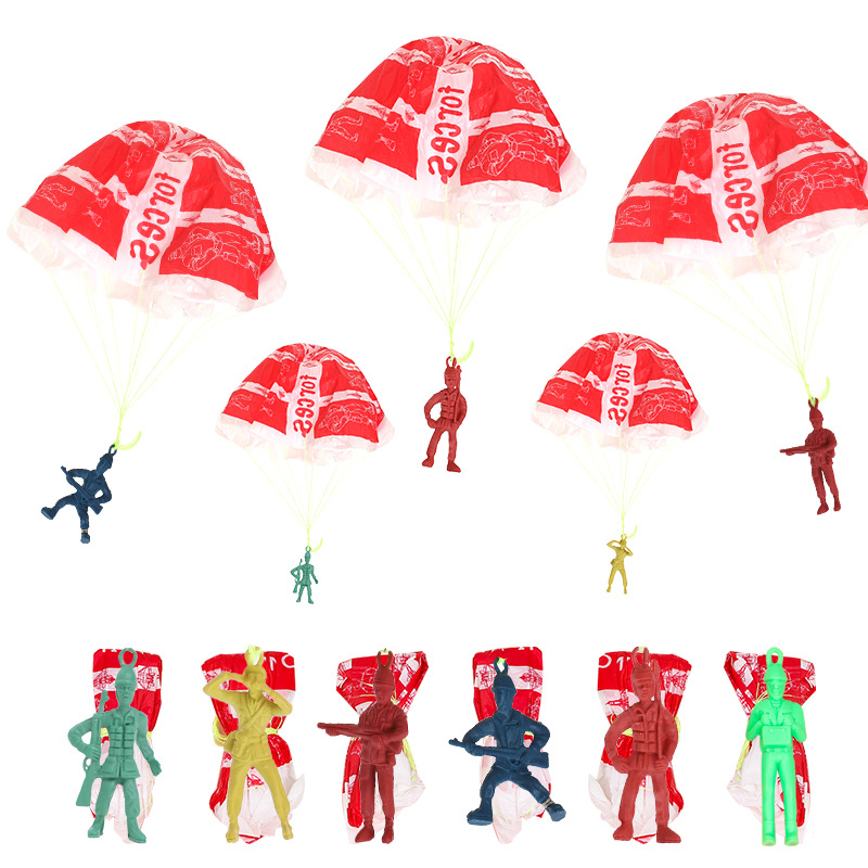 10pcs Plastic Ejecting Parachu - Party Games Kids Outdoor recensie en prijs