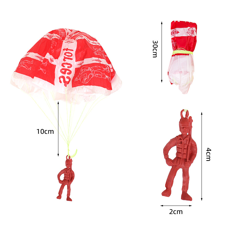 10pcs Plastic Ejecting Parachu - Party Games Kids Outdoor recensie en prijs