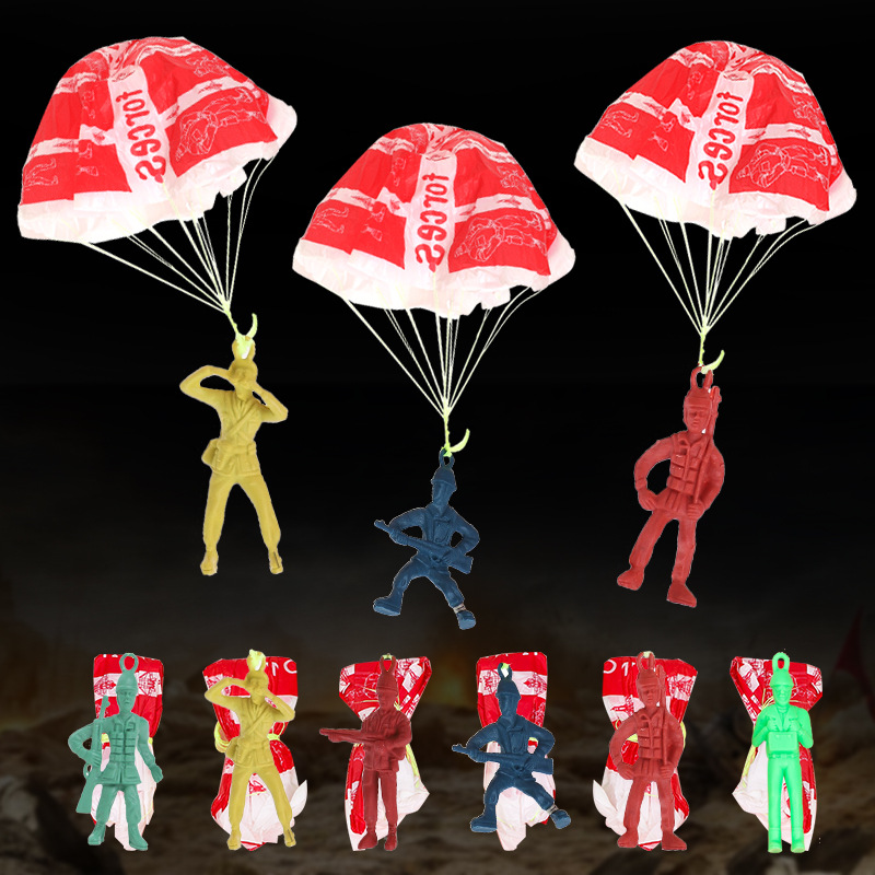 10pcs Plastic Ejecting Parachu - Party Games Kids Outdoor recensie en prijs