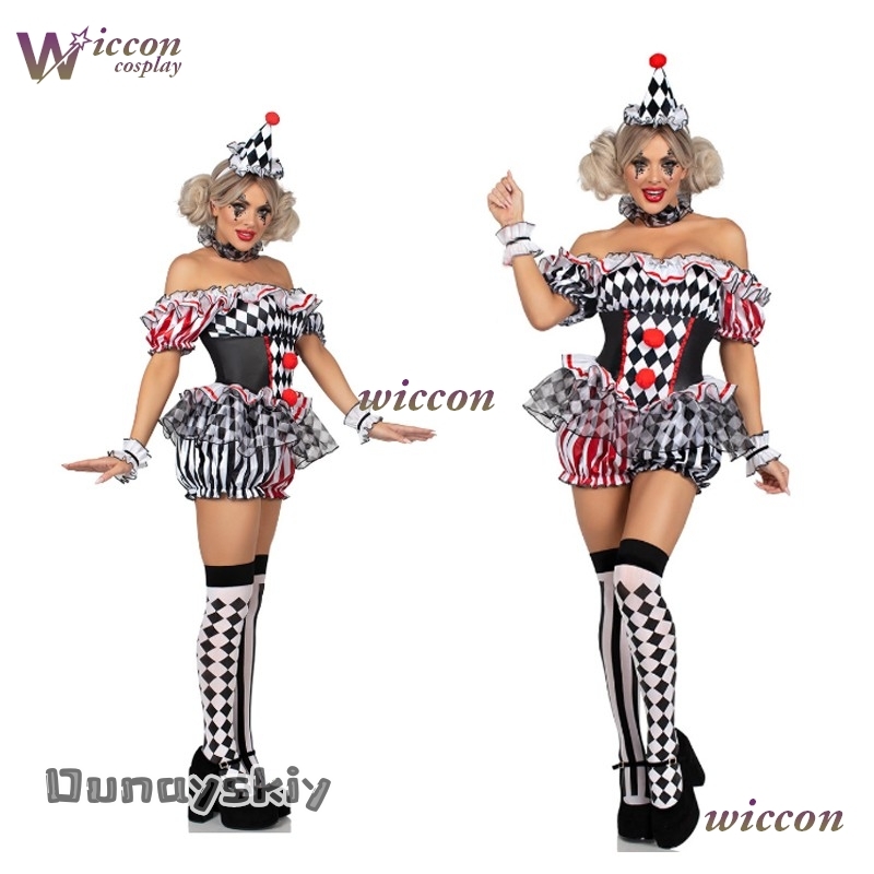 Women Clown Cosplay Costume Ci - Party Games Online Free recensie en prijs