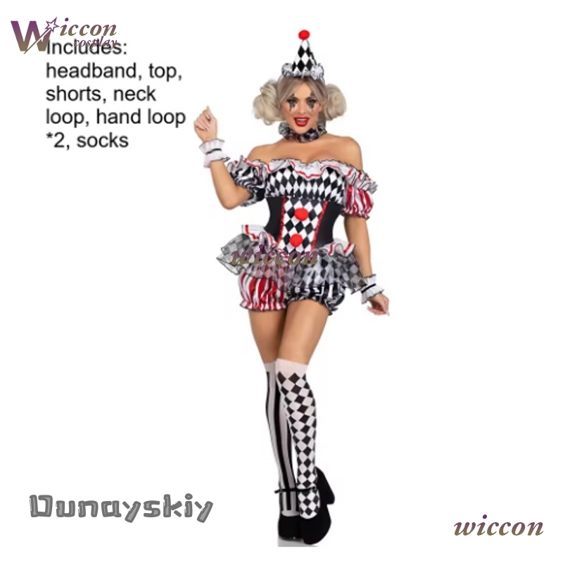 Women Clown Cosplay Costume Ci - Party Games Online Free recensie en prijs