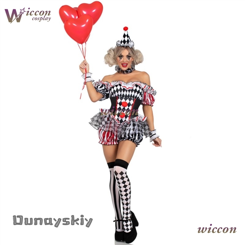 Women Clown Cosplay Costume Ci - Party Games Online Free recensie en prijs