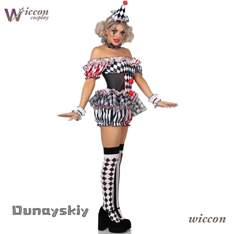 Women Clown Cosplay Costume Ci - Party Games Online Free recensie en prijs