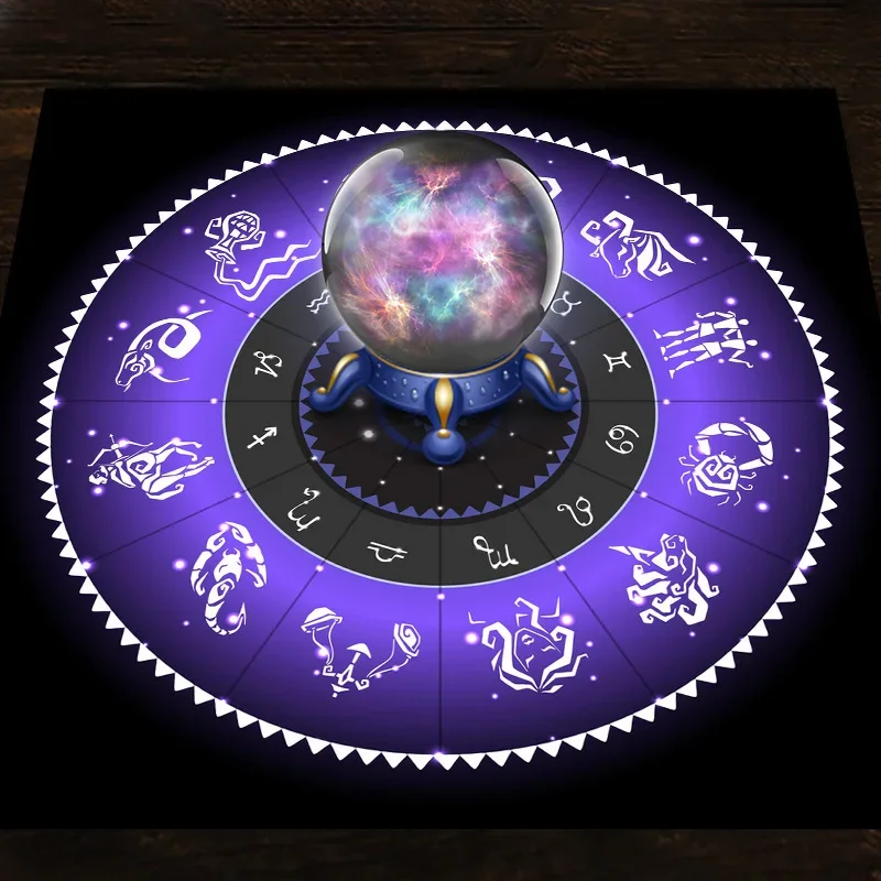 Tarot Cloth Purple Zodiac Whee - Zodiac Party Games recensie en prijs
