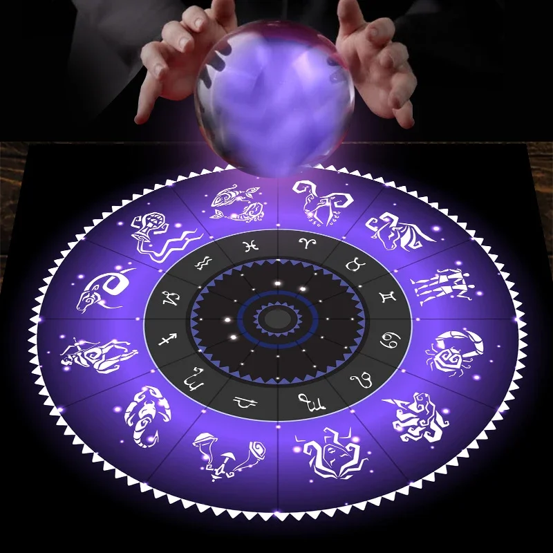 Tarot Cloth Purple Zodiac Whee - Zodiac Party Games recensie en prijs