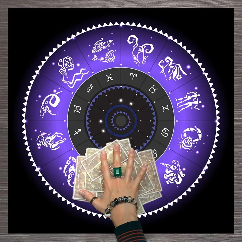 Tarot Cloth Purple Zodiac Whee - Zodiac Party Games recensie en prijs