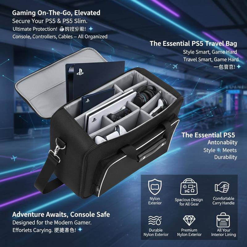 Game Console Suitcase 17x12x7  - Party Games In Ps5 recensie en prijs
