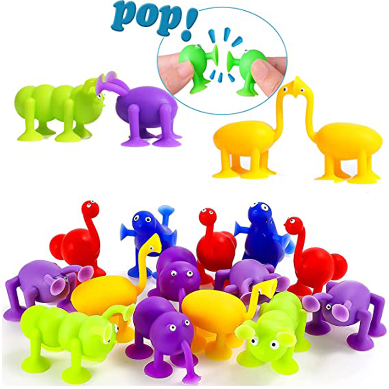 Suction Cup Animal Soft Adhesi - Party Games Popular recensie en prijs