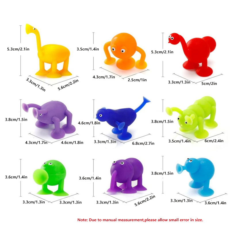 Suction Cup Animal Soft Adhesi - Party Games Popular recensie en prijs