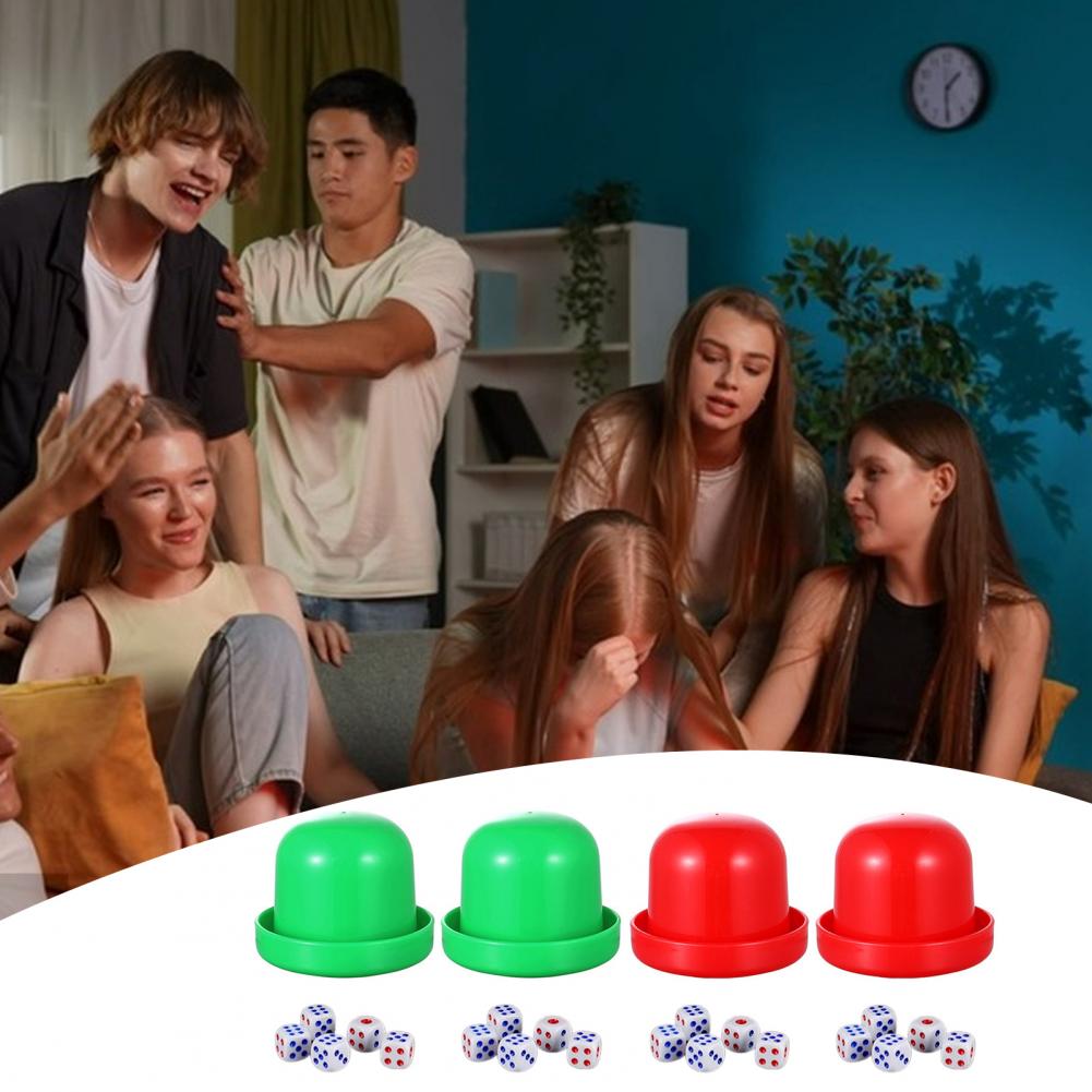 2 Sets 8.5cm Dice Cup With Bas - Party Games No Equipment recensie en prijs