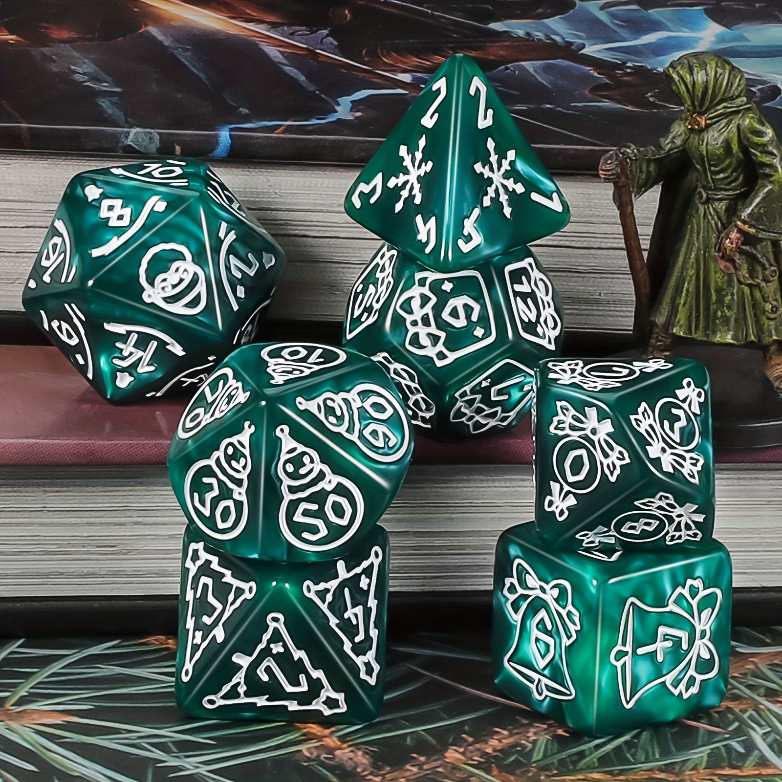 DND Dice Set -7pc Christmas Po - Party Games App recensie en prijs