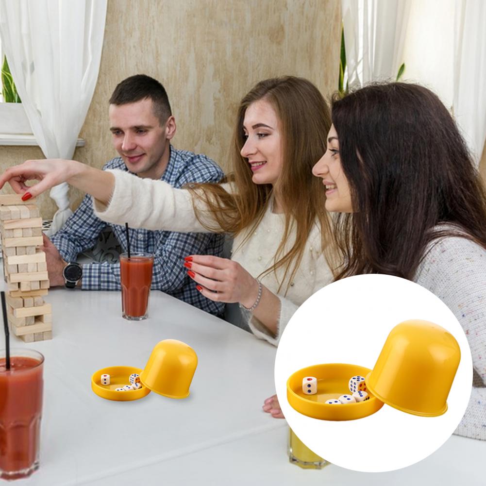 1 Set Dice Cup with Base 6 Dot - Party Games No Equipment recensie en prijs