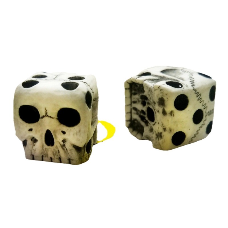 Halloween White Skull Resin Di - Party Games No Equipment recensie en prijs