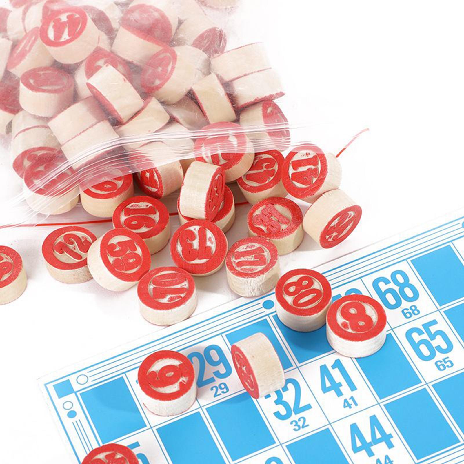 Bingo Card Game Vintage Wooden - Party Games Large Groups recensie en prijs