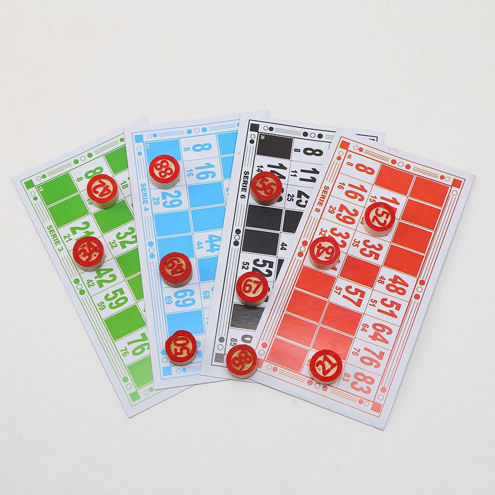 Bingo Card Game Vintage Wooden - Party Games Large Groups recensie en prijs